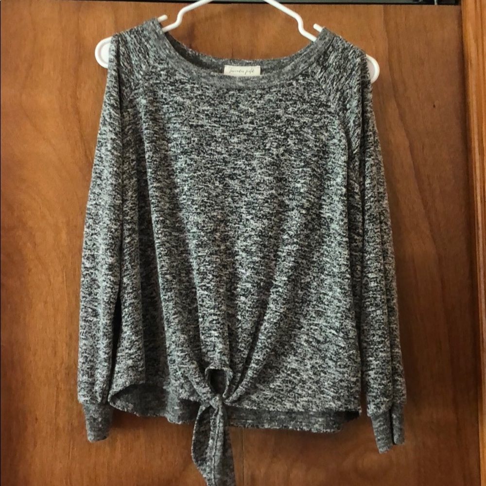 Sweater w/ Peek-A-Boo Shoulders